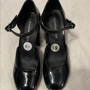 Madden Girl Black Patent Leather Heels